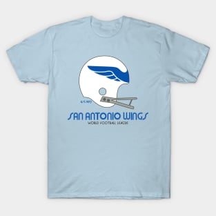 San Antonio Wings - Old School Helmet T-Shirt